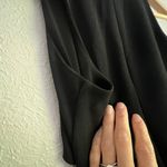 Nookie black midriff cut out high neck bodycon midi form shaping dress M Photo 13