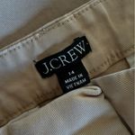 J.Crew Pleated capeside chino pants BP502 trousers in Light Khaki Size 14 Photo 7