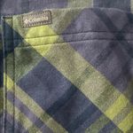 Columbia  Navy and Olive Plaid Men's Shirt Photo 1