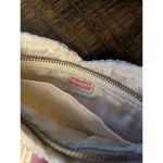 Vtg Beaded Romantic Art Deco Zip Purse Bag Clutch Wallet 7"x4" Belgium Handmade Tan Photo 9