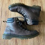 Dr. Martens Women's Faora Brown Leather Lace Up Boots Size 9 Photo 0