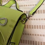 ALDO Lime Green sage green preppy glamour glitz classy Bow Holiday Mini Purse small bag miniature Photo 7