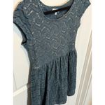 Emerald Sundae  Green‎ Lace Formal Dress Medium Open Back M Party Holiday Dance Photo 2