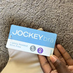 Jockey Tan Lightly Padded Wire Free Bra SIZE 4/40 Photo 2