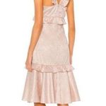 Saylor NWT  Maxina Blush Ruffled Midi Dress Photo 1