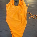 Pretty Little Thing Orange One Piece Swim Suit Photo 4