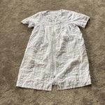 Croft & Barrow  Lavender Striped Floral Night Gown Robe SIZE L Photo 0