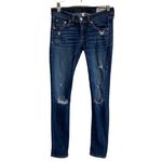 Rag and Bone Rag‎ & Bone Jean Women's "Capri" Jeans in "DK Shredded" Wash distressed 25 Photo 2
