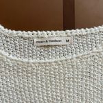 Moon & Maddison White knit top Photo 1