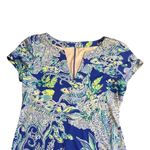 Lilly Pulitzer Sophiletta Dress Blue Current Sea Sirens Size Small UPF 50 Photo 4