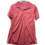 Puma Set Of 2 Polo Ladies Short Sleeve Golf Shirt Orange Pink Fitted Women Sz L Photo 3