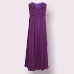 Mori Lee Strapless Flowy Maxi Evening Prom Dress Photo 1