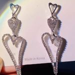 Start Beauty Style Earrings Love Earrings, Light Luxury Niche Design Silver Photo 1
