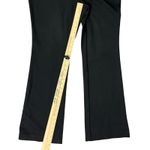 Alfani  Black Stretch Button Detail Bootcut Slacks Trousers size M Professional Photo 4