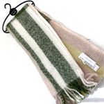 Topshop green and pink fringe long scarf NWT Photo 1