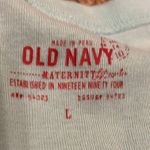Old Navy  maternity “Coming this spring” short sleeve tee size L Photo 2