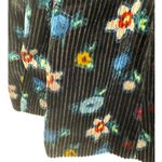 Anthropologie Et Twa Floral Corduroy Blazer Jacket Size 12 Boho Bohemian Retro Photo 9