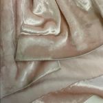 Miss Elaine Vintage 1980s Pink Velvet Like Long Robe Womens Petite USA Lace Photo 13