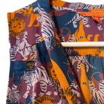 Modcloth ‎ Lions and Tigers sleeveless blouse XS Photo 4