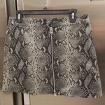 ALLSAINTS ππ Lena Oba Leather Skirt ~ Snake Green Photo 8