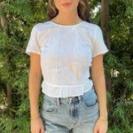 Roxy Boho linen front tie blouse  Photo 2