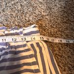 Altar'd State  Striped Shorts Tie Waist Casual Summer Blue White Size‎ L Photo 2