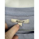 Madewell  Crew Neck‎ Raglan Sleeve Sweatshirt Women Small Blue Casual Athleisure Photo 2