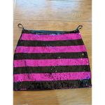 Forever 21 Black and Purple Sequin Mini Skirt Photo 2