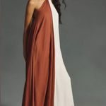 Anthropologie Let Me Be Colorblock Halter Dress Photo 2