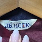 JG Hook Navy 100% Wool Blend Single Button Blazer Chic Classic Business Casual 4 Blue Photo 2