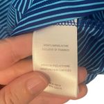 Lole Women Small Blue Striped Running UPF 50+ Running Short Sleeve Tee Photo 4