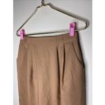MM Lafleur The Remy Skirt Washable Wool Twill Camel Brown Sz 2 Photo 1