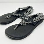 Sanuk  Slingback Fabric Upper Thong Sandals Size 8 Photo 1