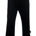 Lee Woman’s Black Denim Jeans Mid Rise Bootcut Pockets Stretch Size 12 Tall EUC Photo 0