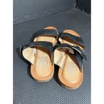 Miz Mooz  Leather Double Band Slide Sandals -‎ Florra Black Womens 38 US 7.5-8 Photo 7