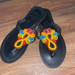 African leather Maasai Handmade beaded Sandals EU 39/ US 6 Photo 0