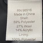 Coldwater Creek Gray Wool Blend Short Sleeves Side Pockets Blazer, Size 12 Photo 2