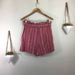 Rebecca Taylor  Stripe linen high rise shorts 8 Photo 4