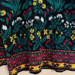 FLAWED Vintage Floral Sweater Women’s Med/Large (approx) Glamour Knit mock neck Size undefined Photo 1
