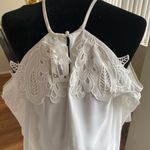 Bar III  Cold Shoulder Mini Cocktail Dress White Photo 7