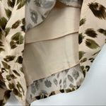 Heartloom New Leopard Animal Print Pull On Soft Shorts Miena Khaki Photo 10