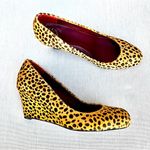 Johnston & Murphy Leopard Calf Hair Pony Hair Wedges size 6.5 like New Photo 0