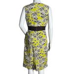 J. McLaughlin  Dress Womens 4 Yellow White Floral Flowers‎ Sheath Office Wedding Photo 2