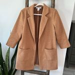 Carole Wren Brown Women's Oversized Lightweight Fall Coatigan Jacket Trendy Photo 8