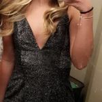 Peppermayo Dark Gray Sparkle Dress Photo 0