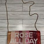 Francesca's NWT Francesca’s Beaded Cute Rose Crossbody Purse Photo 0