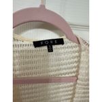 Fore Fly Me Out Cream Plunging Neckline Crochet Maxi Dress, S Photo 5