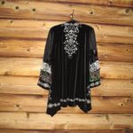 John Mark  Embroidered Kimono Cardigan Top Photo 5