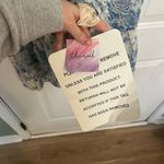 Chicwish NWT  tie shoulder strap midi dress M blue and white floral Nikita Photo 3