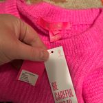 Lilly Pulitzer  Morgen Bright Pink Sweater with Button Detail Photo 4